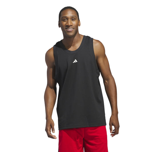 Adidas Basketball Men Legends Tank Black IN2566 - TOPS - Canada