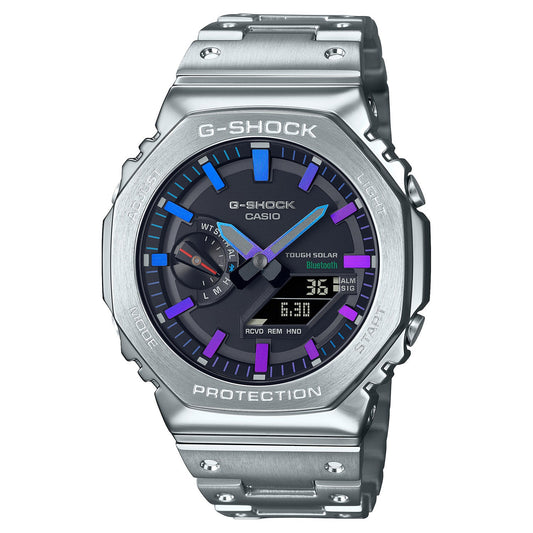 Casio G-Shock 2100 Full Metal Silver Blue Purple GMB2100PC-1A - ACCESSORIES - Canada