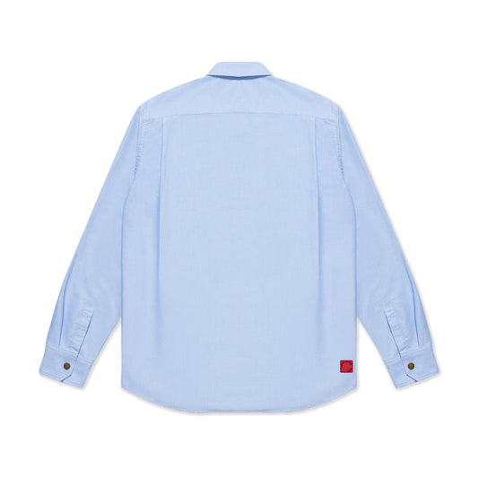 CLOT Men Zip Shirt Blue - TOPS - Canada