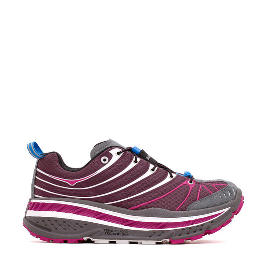 Hoka One One Men Stinson EVO OG Aubergine 1155350-AFC - FOOTWEAR - Canada