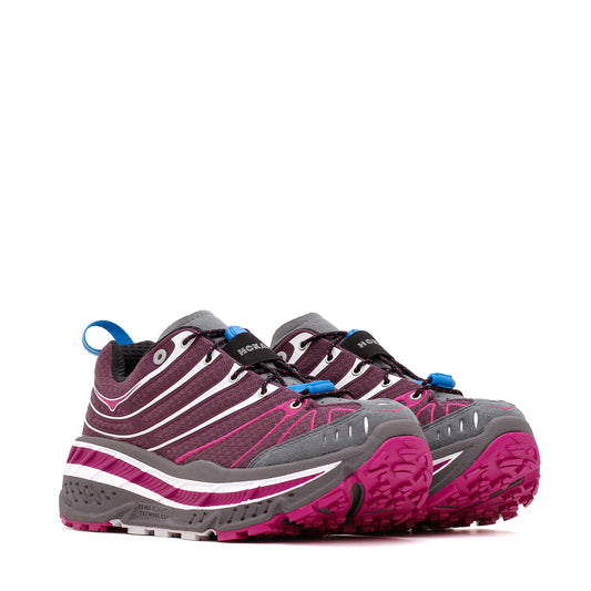 Hoka One One Men Stinson EVO OG Aubergine 1155350-AFC - FOOTWEAR - Canada