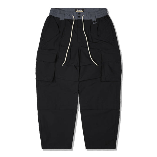 LAKH Adjustable Cargo Pants Black - BOTTOMS - Canada