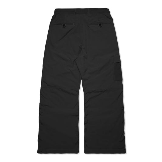 LAKH Men Flared Cargo Pants Black - BOTTOMS Canada