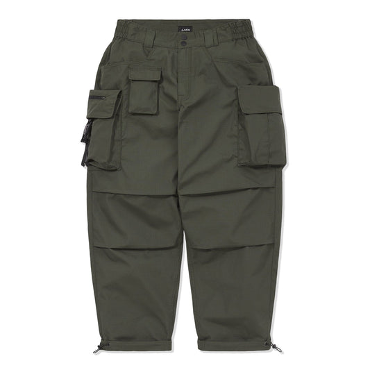 LAKH Men Ten Pockets Cargo PR Olive - BOTTOMS - Canada