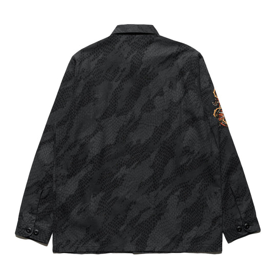 Maharishi Men Original Dragon Camo Overshirt Subdued Night - OUTERWEAR Canada