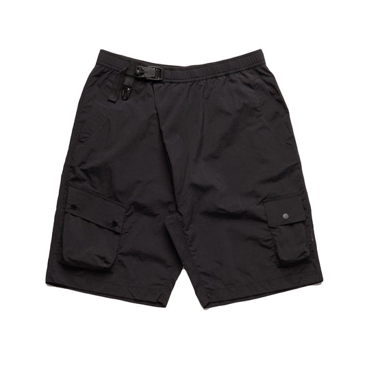 Maharishi Men Veg Dyed Asym Cargo Track Shorts Black - Canada