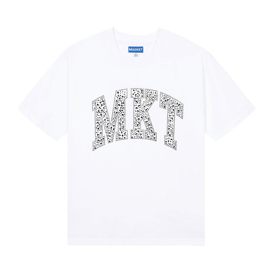 Market Men Rhinestone Arc T-Shirt White - SWEATERS - Canada