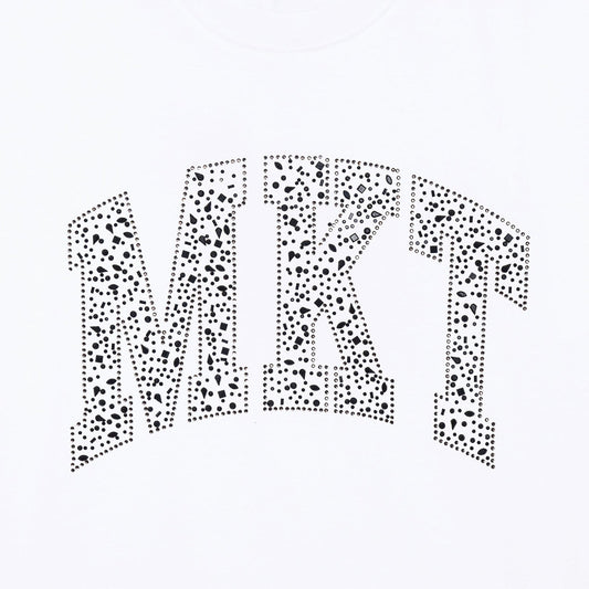 Market Men Rhinestone Arc T-Shirt White - SWEATERS - Canada