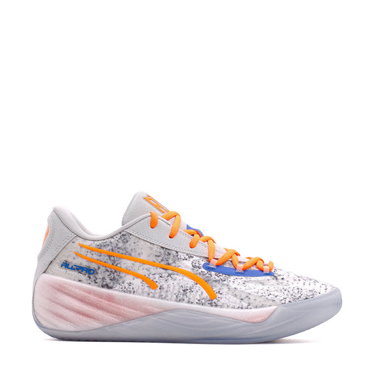 Puma Men All-Pro Nitro RJ Barrett Grey Orange 379914-01 - FOOTWEAR - Canada