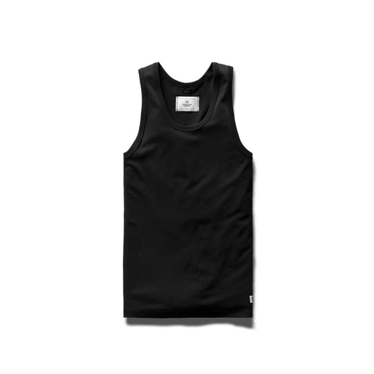 Reigning Champ Men Copper Jersey Tank Top Black RC-1237-BLK - TANK TOP - Canada