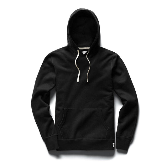 Reigning Champ Men Knit Mid Wt Terry Pullover Hoodie Black RC-3206-BLK - SWEATERS - Canada