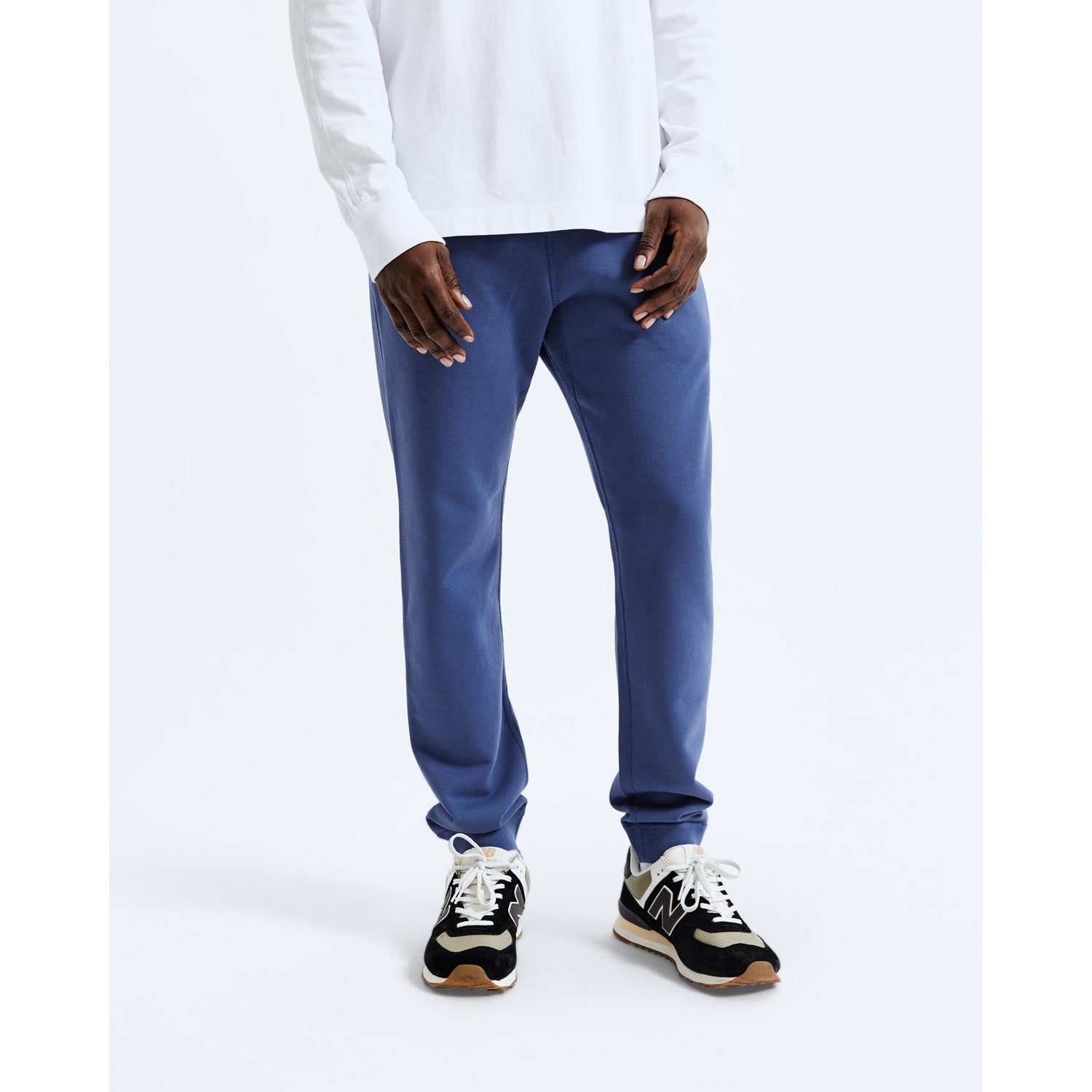 Reigning Champ Men Knit Mid Wt Terry Slim Sweatpant Lapis RC-5075-LPS - BOTTOMS Canada