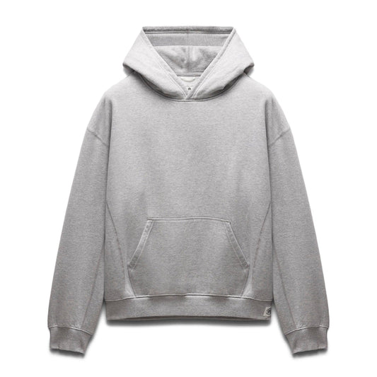 Reigning Champ Men Knit Midweight Fleece 97 Hoodie Heather Grey - SWEATERS - Canada