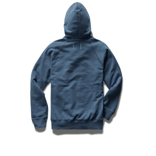 Reigning Champ Men Lightweight Terry Classic Hoodie Washed Blue RC-3886-WBLU - SWEATERS - Canada