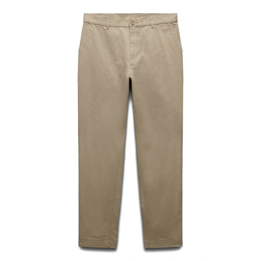 Reigning Champ Men Woven Cotton Chino Freshman Pant Sand - BOTTOMS - Canada