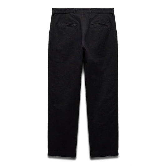 Reigning Champ Men Woven Cotton Chino Ivy Pant Black - BOTTOMS - Canada