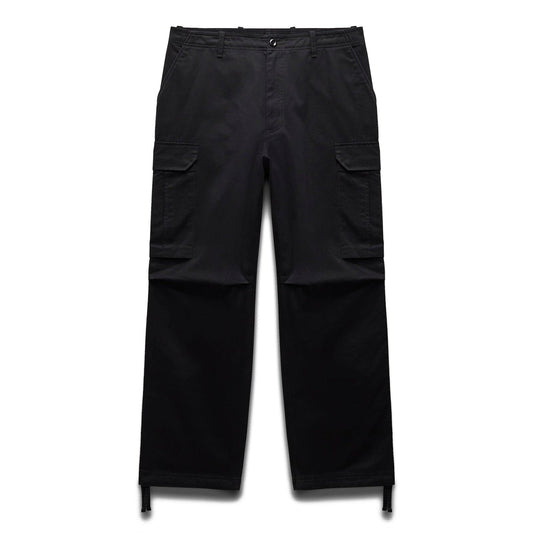 Reigning Champ Men Woven Cotton Chino Keeper Pant Black - BOTTOMS - Canada