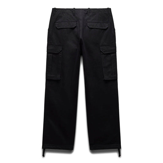 Reigning Champ Men Woven Cotton Chino Keeper Pant Black - BOTTOMS - Canada