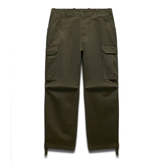 Reigning Champ Men Woven Cotton Chino Keeper Pant Dark Olive - BOTTOMS - Canada