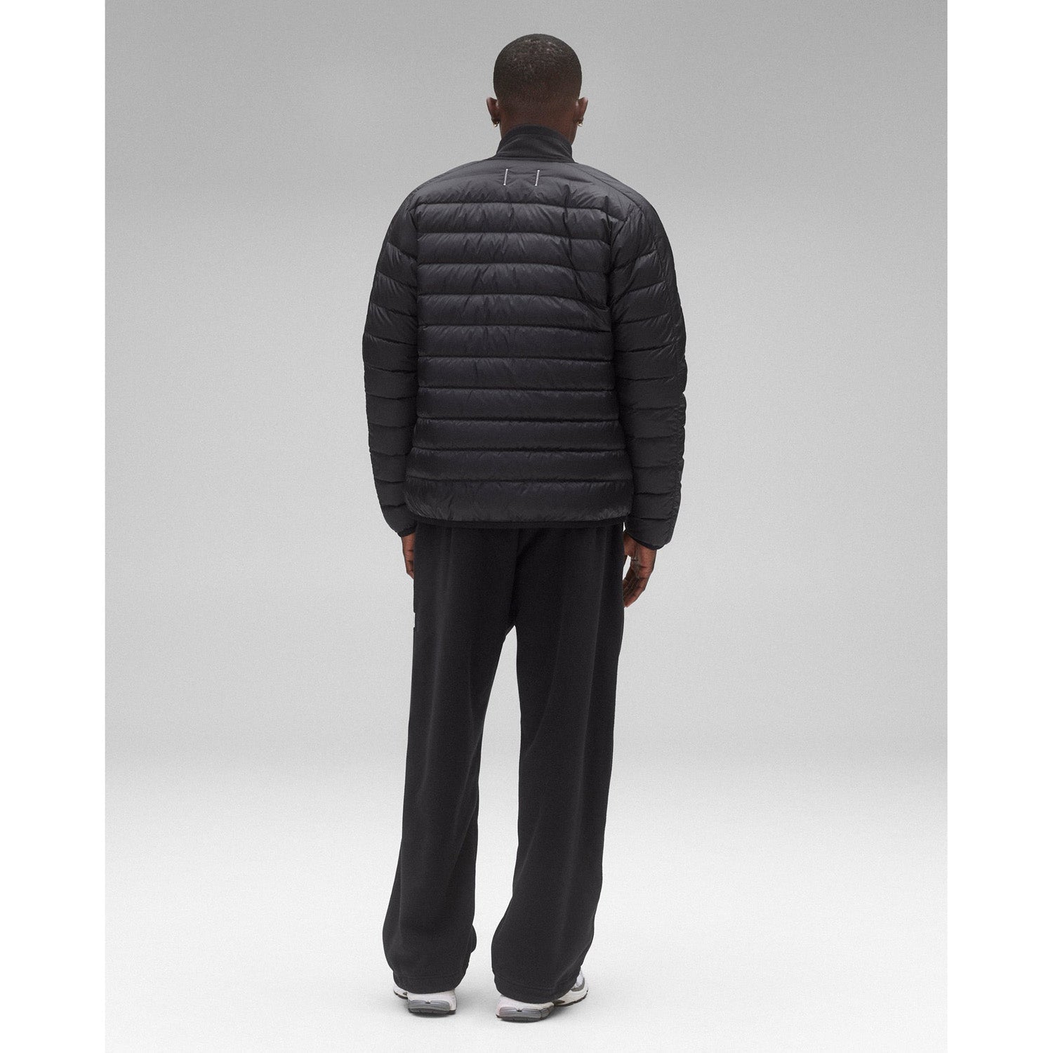 Reigning Champ Men Woven Lightweight Taffeta Road Liner Black - OUTERWEAR - Canada