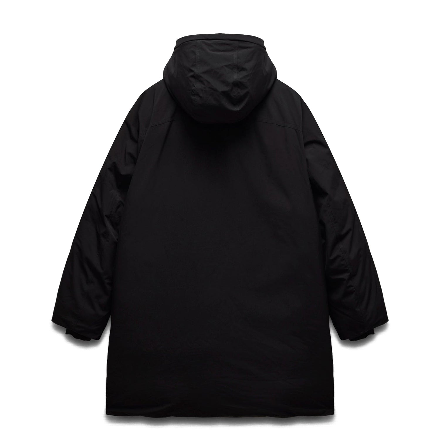 Reigning Champ Men Woven Tech Nylon Sideline Parka Black - OUTERWEAR - Canada