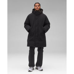 Reigning Champ Men Woven Tech Nylon Sideline Parka Black - OUTERWEAR - Canada