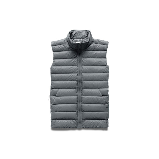 Reigning Champ Men Woven Warm-Up Downfill Vest Carbon RC-4237-CBN - OUTERWEAR - Canada