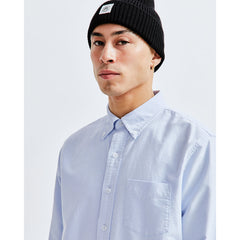 Reigning Champ Men Woven Windsor Oxford Shirt Light Blue RC-8000-LBLU - TOPS - Canada