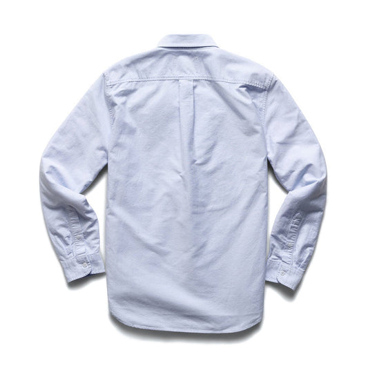 Reigning Champ Men Woven Windsor Oxford Shirt Light Blue RC-8000-LBLU - TOPS - Canada