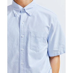 Reigning Champ Men Woven Windsor Oxford Shirt Light Blue RC-8003-LBLU - T-SHIRTS Canada