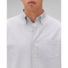 Reigning Champ Men Woven Windsor Oxford Shirt Light Grey RC-8000-LGRY - TOPS - Canada