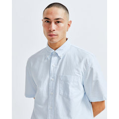 Reigning Champ Men Woven Windsor Oxford Shirt White Blue RC-8003-WBLU - T-SHIRTS - Canada