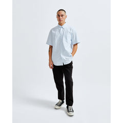 Reigning Champ Men Woven Windsor Oxford Shirt White Blue RC-8003-WBLU - T-SHIRTS - Canada