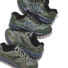 Saucony Men Grid Peak GTX Gore-Tex Forest Black S70849-2 - FOOTWEAR - Canada