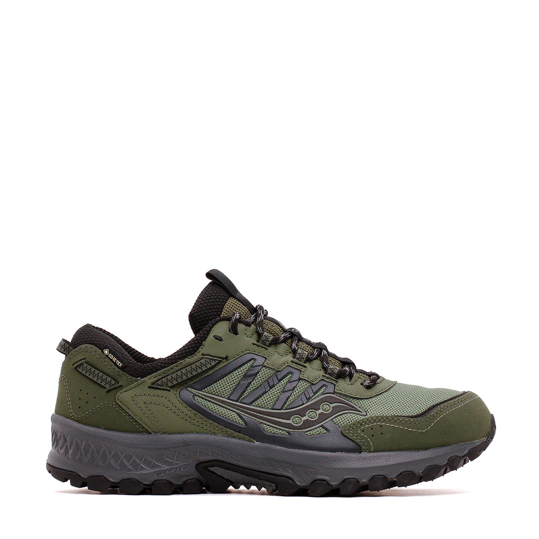 Saucony Men Grid Peak GTX Forest Black S70849-2 - FOOTWEAR - Canada