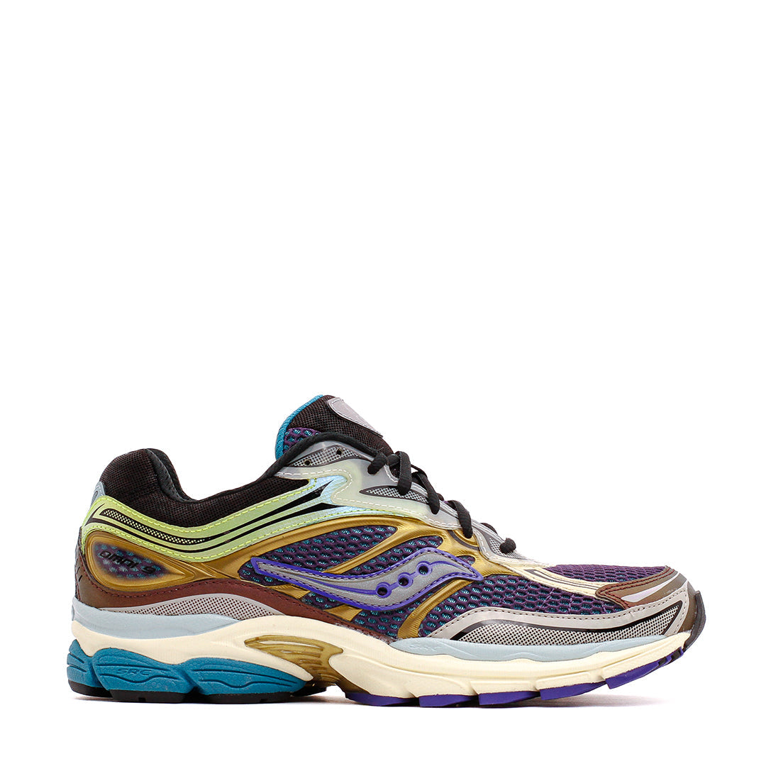 Saucony Men Progrid Omni 9 Crystal Caves Purple Yellow S70783-1 - FOOTWEAR - Canada