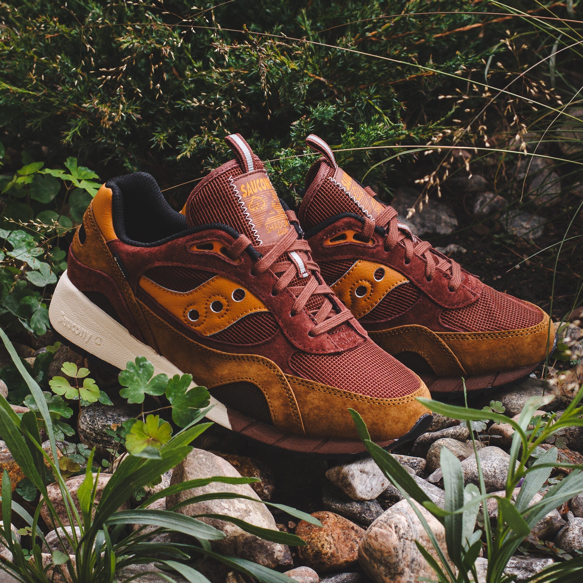 Saucony Men Shadow 6000 Brown Gore-Tex S70786-1 - FOOTWEAR - Canada