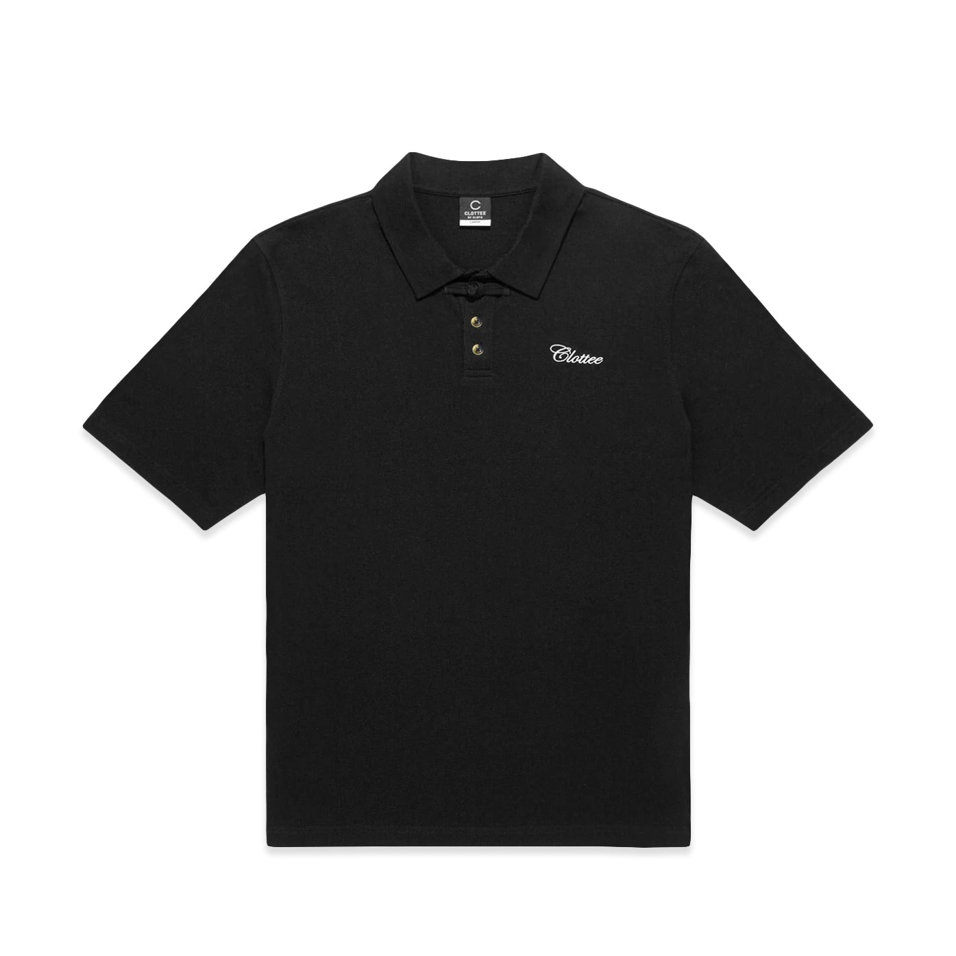 CLOTTEE Men Frog Button Up Polo Black - TOPS - Canada