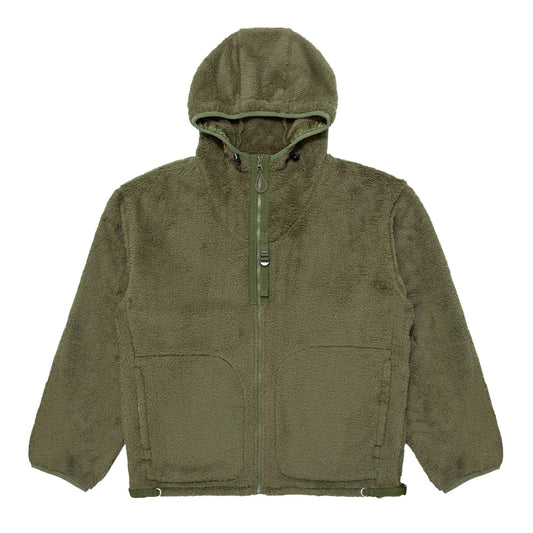 Garbstore Men Fleece Hoody Olive - SWEATERS - Canada