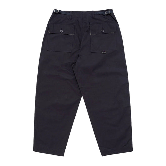 Garbstore Men Ruffle Pants Navy - BOTTOMS - Canada