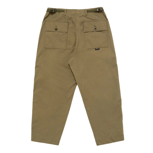 Garbstore Men Ruffle Pants Olive - BOTTOMS - Canada