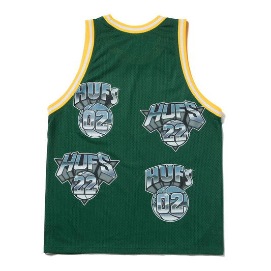 Huf Men Basketball Jersey Green KN00354-GRN - TANK TOPS - Canada