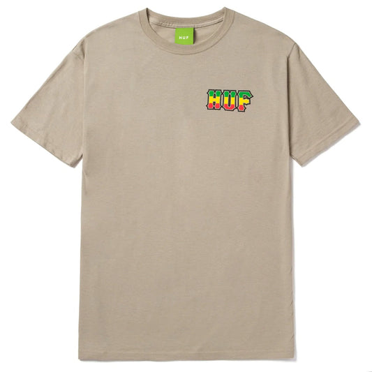 Huf Men Righteous H SS Tee Sand TS01729-SAN - T-SHIRTS - Canada