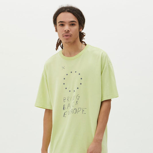 T-SHIRTS - Ksubi Bring Back Europe SS Tee Acid Yellow Men 46380-YEL