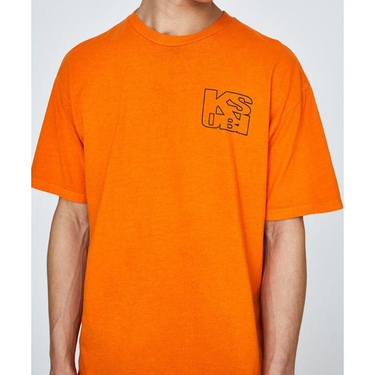 T-SHIRTS - Ksubi Square SS Tee Hazard Orange Men 42870-ORG