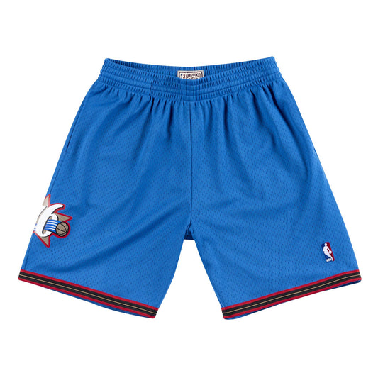 Mitchell & Ness Men NBA Philadelphia 76ers Swingman Short Royal 1999 SMSH18034P76B99 - SHORTS - Canada