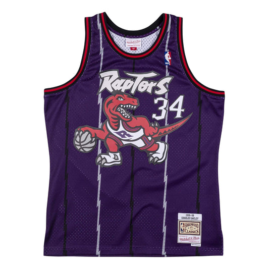 TANK TOPS - Mitchell & Ness Men NBA Toronto Raptors Swingman Jersey Charles Oakley Purple 1998 SJY19081TRA98CO