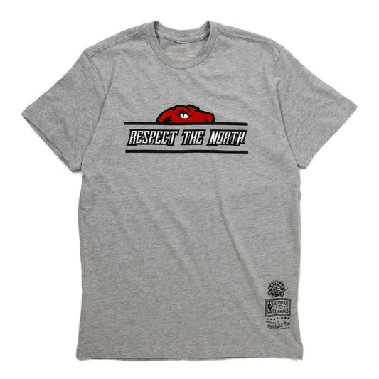 T-SHIRTS - Mitchell & Ness NBA Raptors Respect The North Half Head Tee Grey Men 3120HG19RPKHLHD