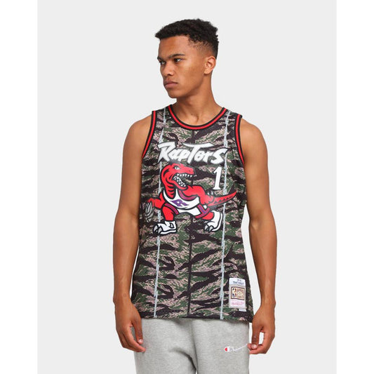 Mitchell & Ness NBA Toronto Raptors Tracy McGrady Swingman Jersey Camo 1998-99 SJY19092TRA98TM - TANK TOPS - Canada