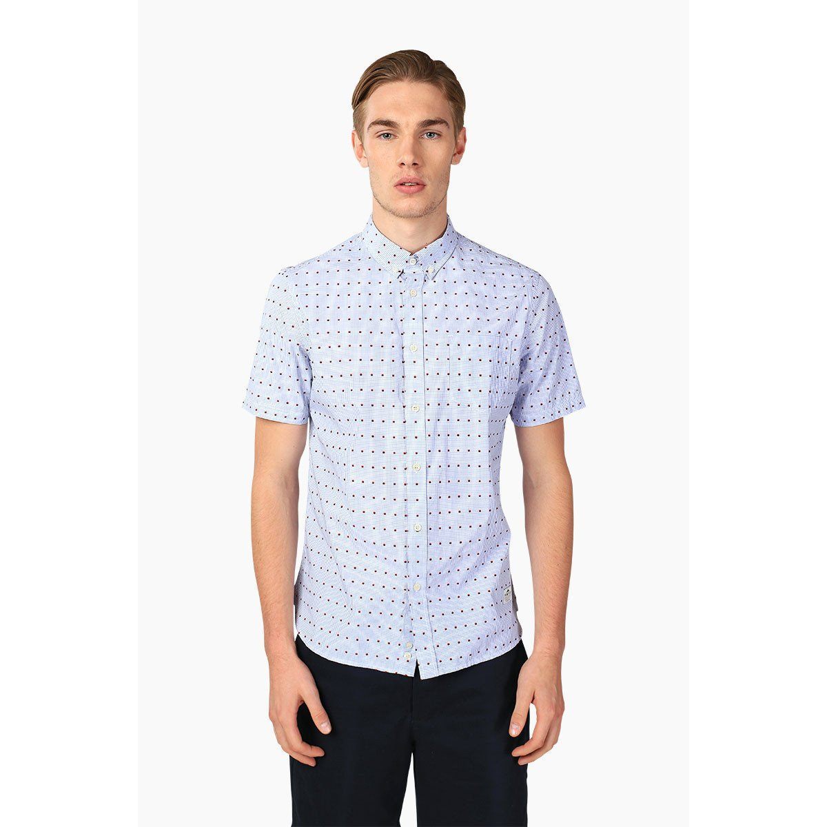 CLOTHING - PENFIELD MENS VONA BUTTON SHIRT BLUE PFM521592116-072